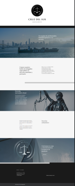 diseño web para bufete de abogados
